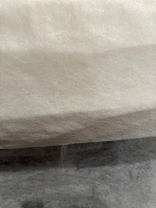 Polyester Low Loft Batting – Approx. 56"+ Wide | Soft Quilt Batting by the Yard