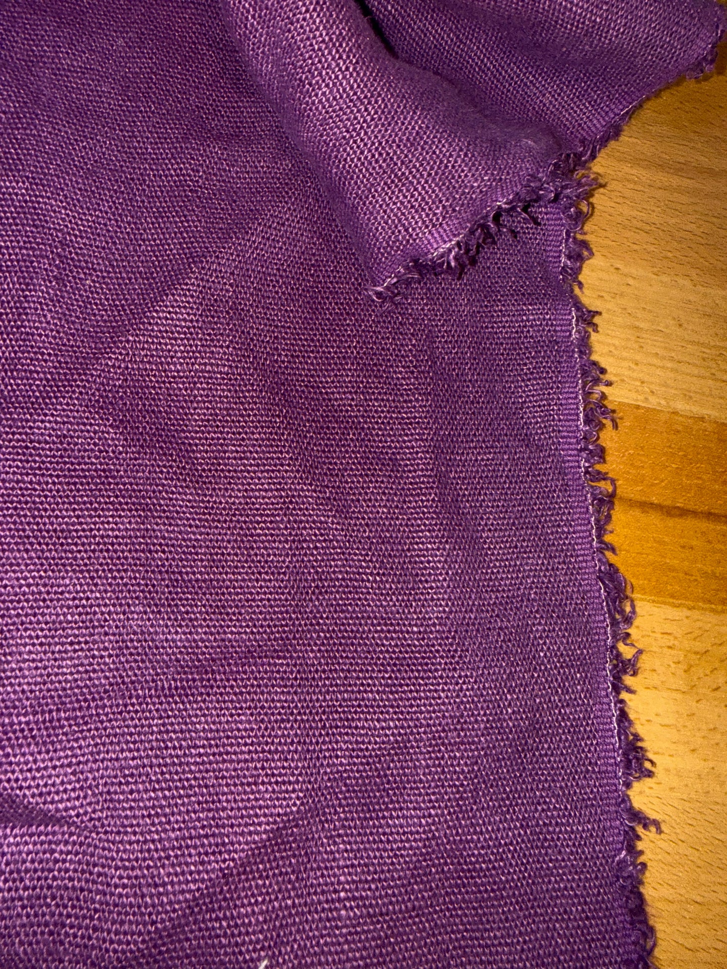 Purple Cotton Linen Blend Fabric – 54+ Inches Wide – Textured Woven Solid