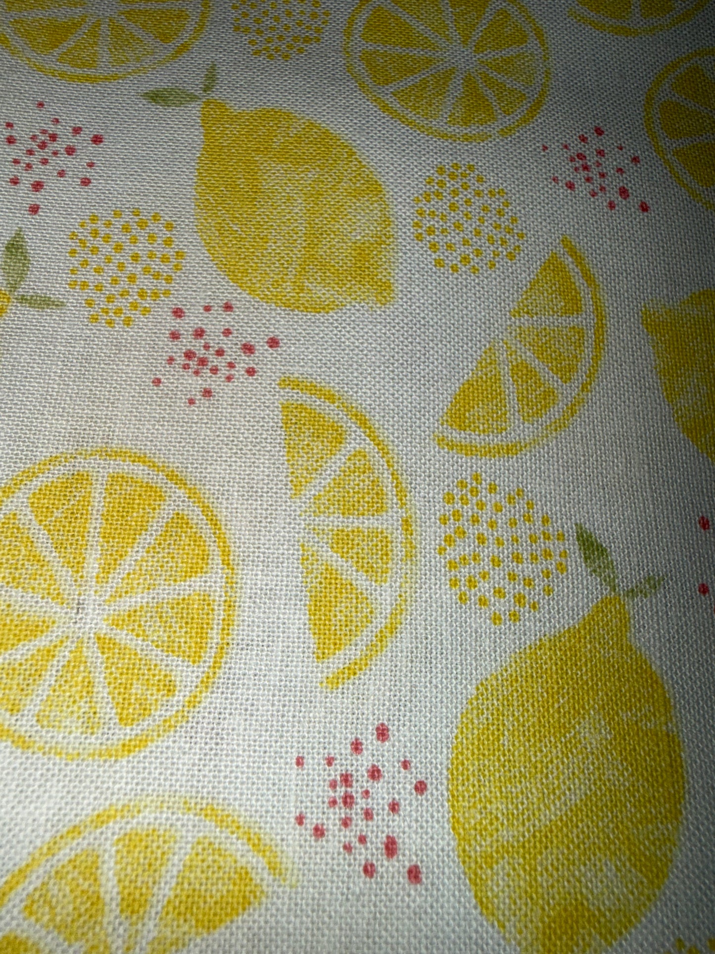 "Designed Exclusively for Joann" Lemon Quilting Cotton Fabric – Yellow Citrus Print – 44/45" Wide