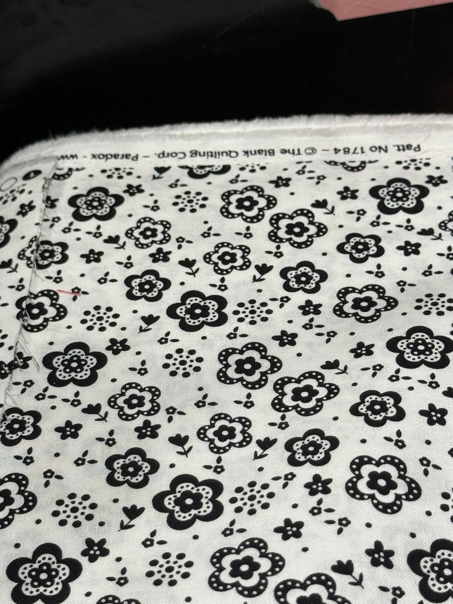 Blank Quilting Corp Black & White Floral Quilting Cotton – Ditsy Flower Print | 44/45" Wide